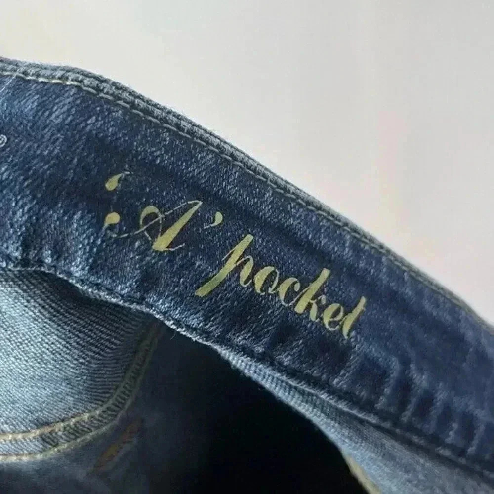 7 For All Mankind Dark Wash A Pocket Flare Leg Jeans 29 - Picture 5 of 6